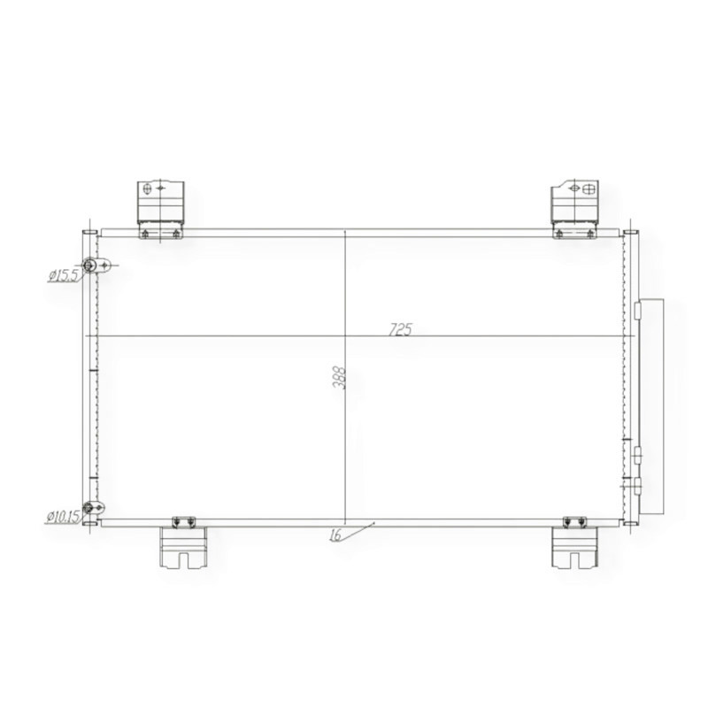 Радіатор кондиціонера Honda Accord VIII 2.2D 08- Мукачево - фото 1