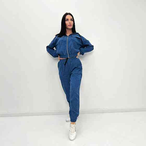 Вельветовый костюм-двойка Demien батал Киев