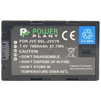 Акумулятор до фото/відео PowerPlant JVC SSL-JVC70, 7800mAh (CB970063) Вінниця - фото 2