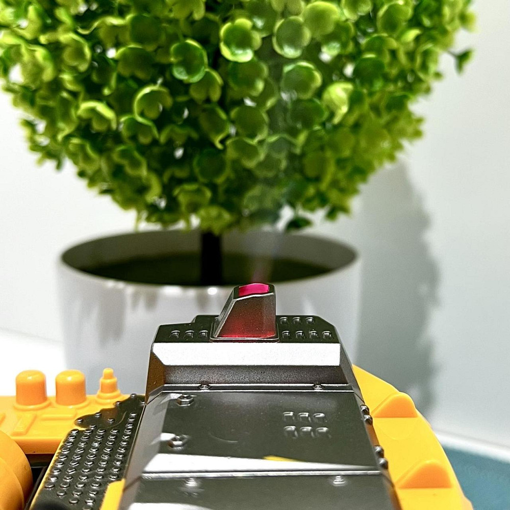 Екскаватор гусеничний на радіокеруванні 30см світло пара/дим рухомий ківш Жовто-чорний (789-410B) Чернігів - фото 3