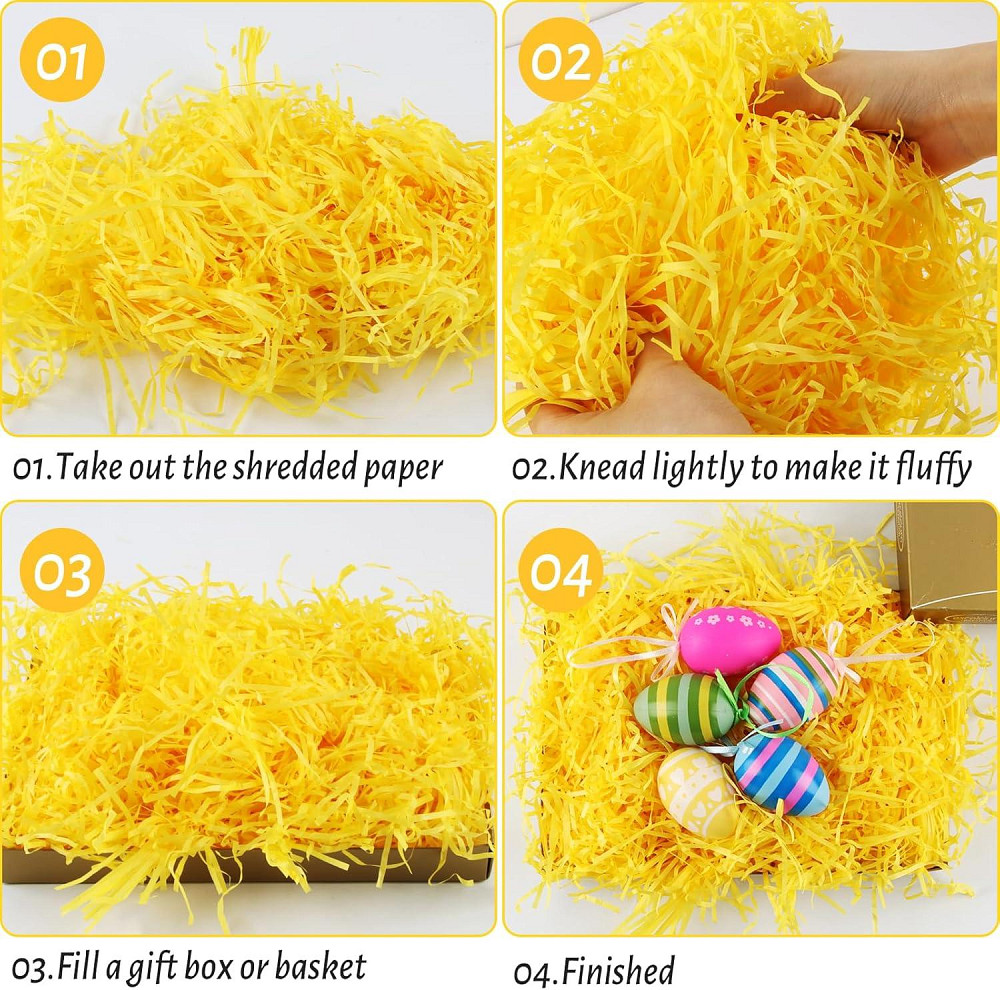 Папір-наповнювач соломка для декорування Hillylolly 200г Луцьк - фото 4