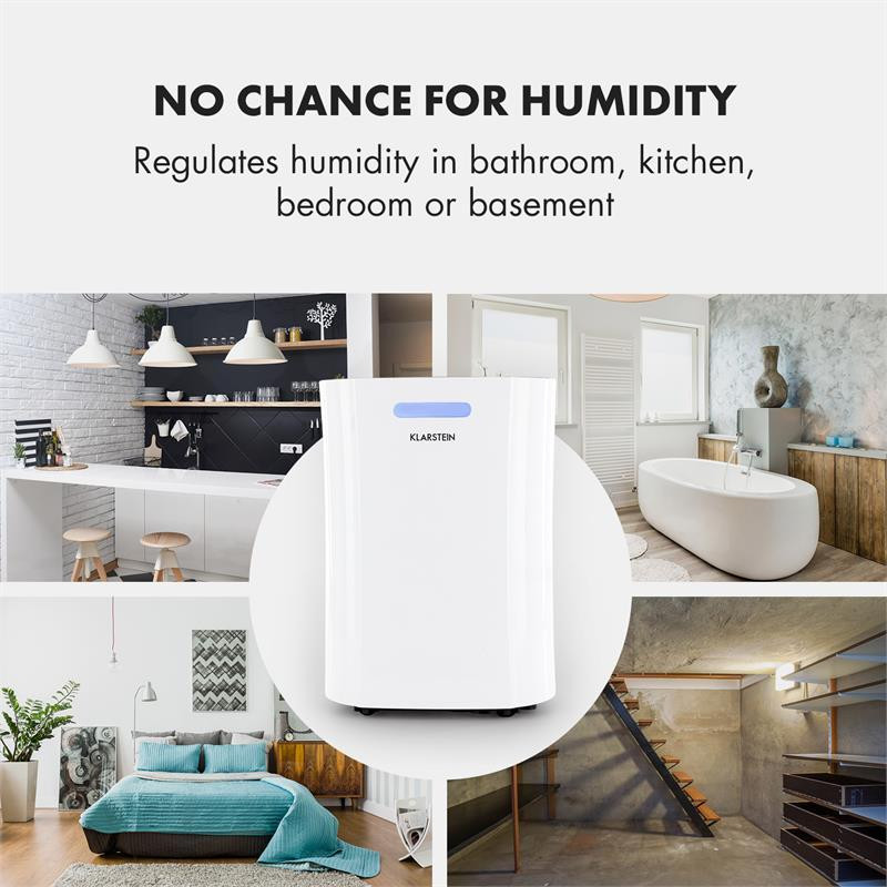 Осушувач AeroDry 10 265 Вт 10 л/д 135м3/год 25 м2 DrySelect 37дБ білий (Німеччина, читати опис) Рівне - фото 8