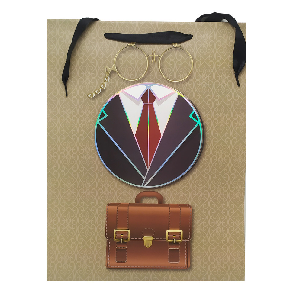 Подарунковий пакет "Джентельмен" 2379L, 40 х 30 х 0,1 Вид 2 Вінниця - фото 1