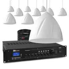 Колонка  Zestaw białych głośników wiszących 10 x 5.25" PDS40W z wzmacniaczem Київ