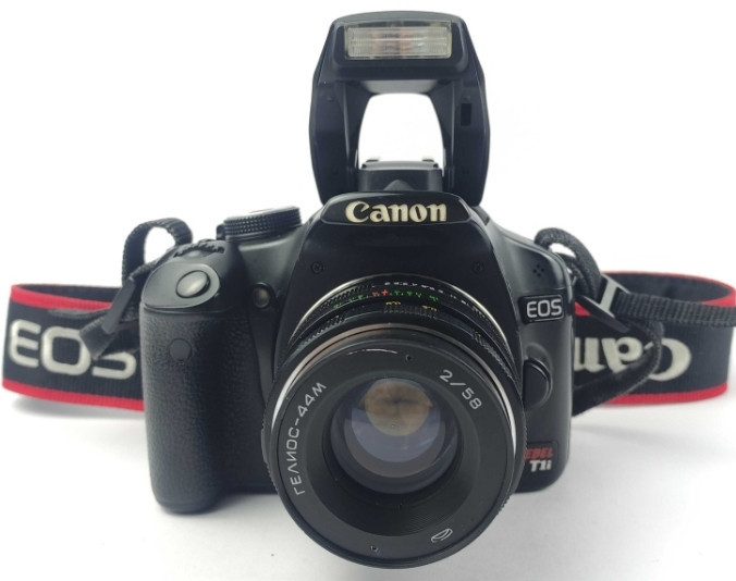 Дзеркальний фотоапарат Canon EOS 500D (Rebel T1i) + Helios 44 mm. Київ - фото 7