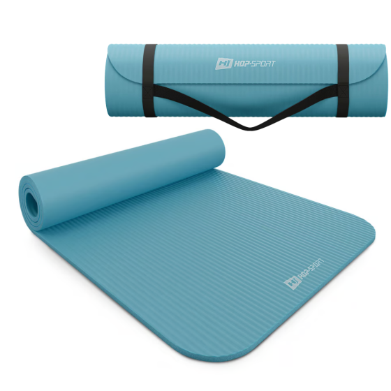 Колрик для йоги Hop-Sport HS-NB015GM NBR 1,5см светлый морской Киев