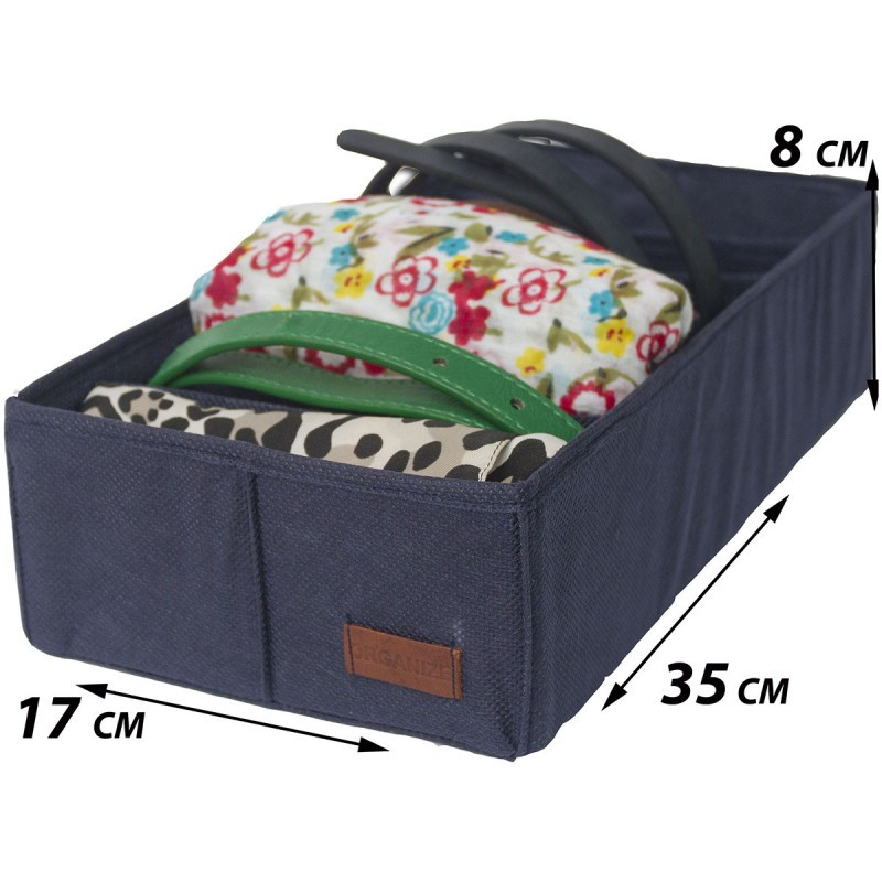 Коробочка для хранения носочков, колгот, ремней Jns-Nsk (Синий) Сумы - изображение 2