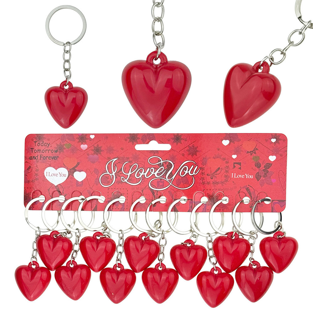 Брелоки для ключей Сердечки Любовь 12 шт Киев - изображение 1