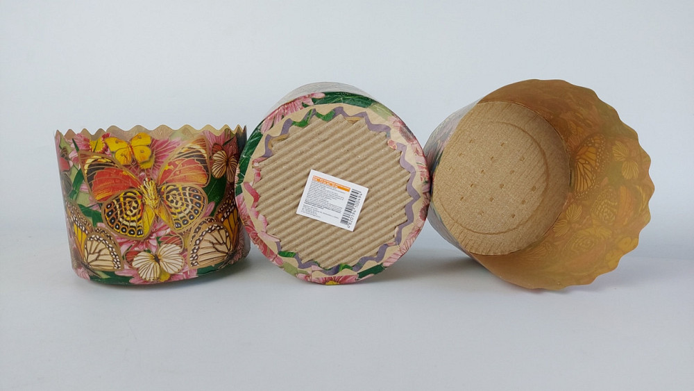 Форми для Пасок 300 гр d110 h85 Метелики 50 шт/пач. Харків - фото 4