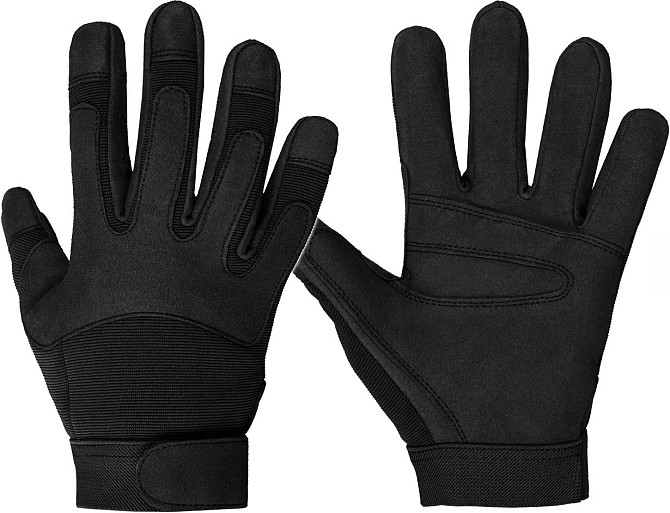Тактичні Рукавички всесезонні для стрільби з липучкою Mil-Tec від Sturm "Army Glove" (12521002) Разм Нововолинськ - фото 1