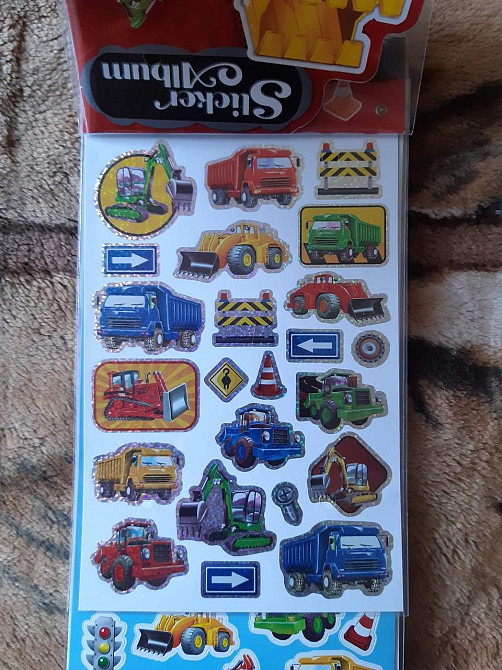 Наклейки дитячі Melinera з альбомом - 34*13см Київ - фото 2