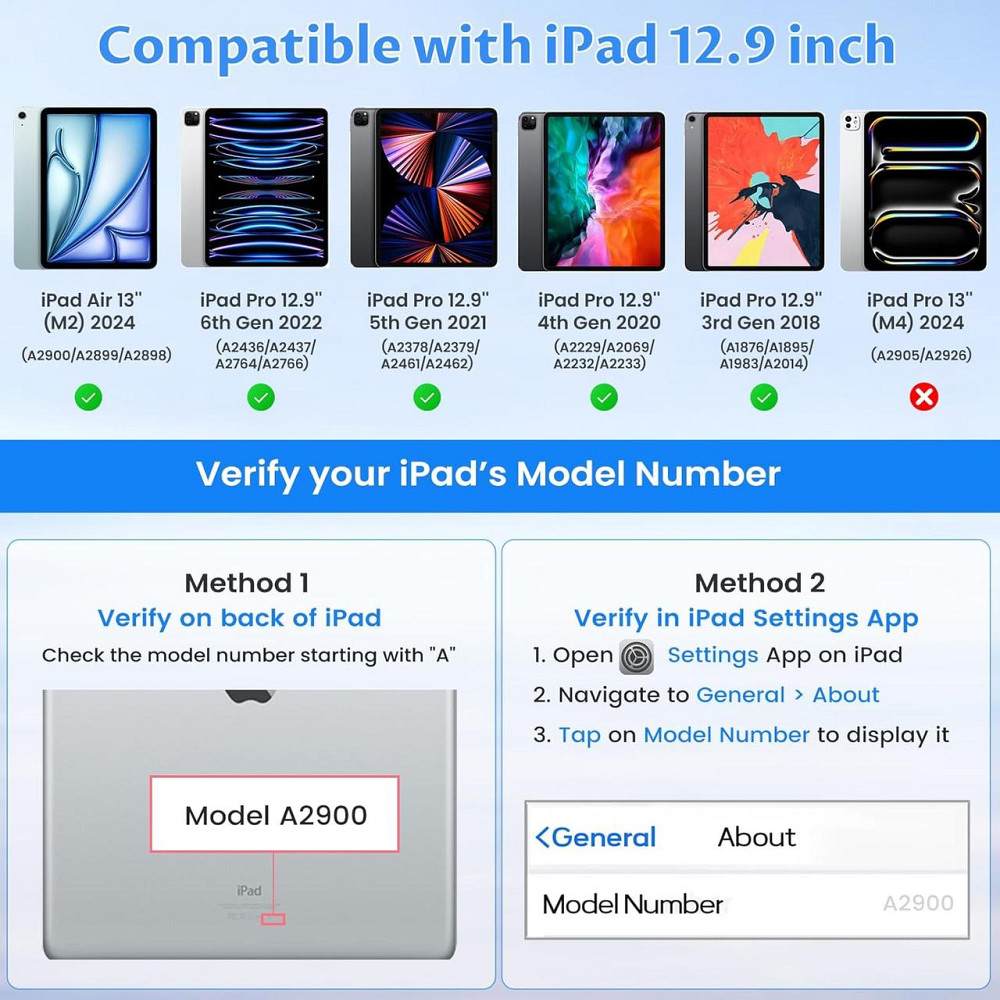 Клавиатурный чехол для iPad Pro 12.9