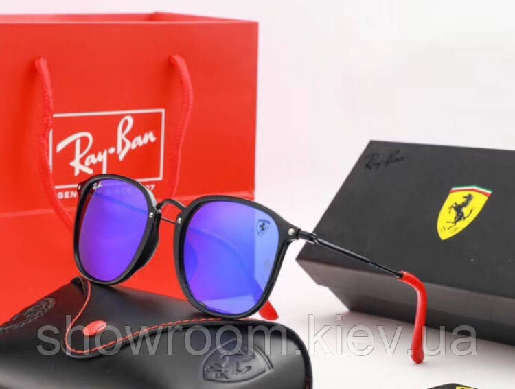 Мужские солнцезащитные очки Rb (2448) blue mirror Киев - изображение 1