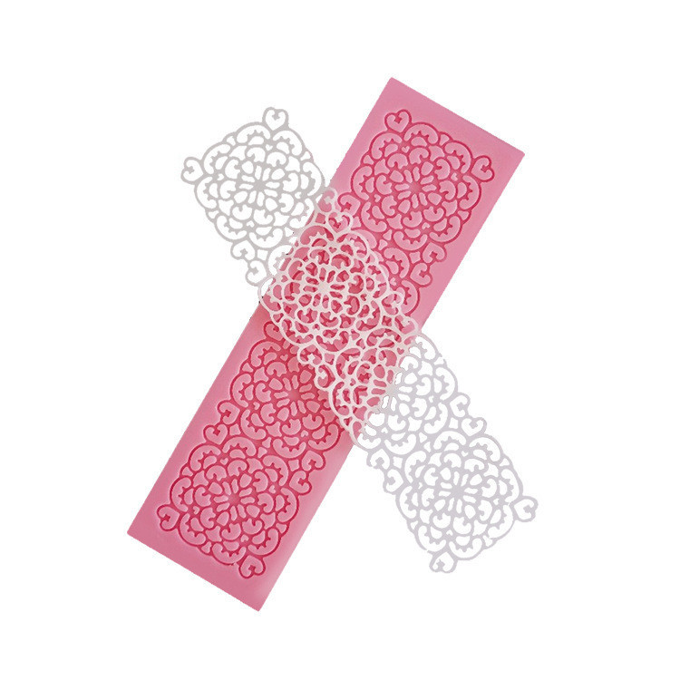 Молд кондитерский Кружевной 156 на 45 мм розовый Киев - изображение 6