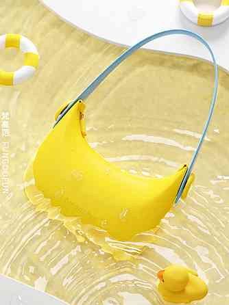 Сумочка силиконовая клатч женский на ремешке с ручками водонепроницаемая сумка Fungoofun на молнии, желтая Каменец-Подольский