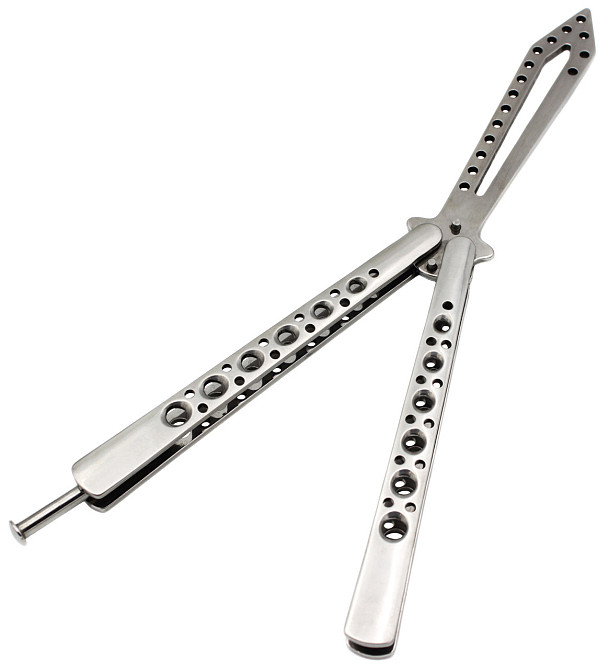 Нож бабочка Тренировочная Metalic AK6 Днепр - изображение 2