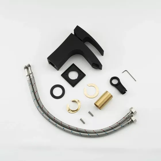 Змішувач для умивальника GAPPO G1007-66, чорний Київ