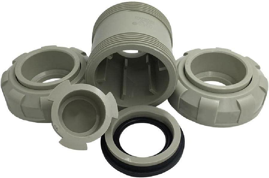 Зворотний клапан 32 мм, сірий, PVC, для води, пральної машини, посудомийної машини, захист від протікання, SagaSave Київ - фото 3