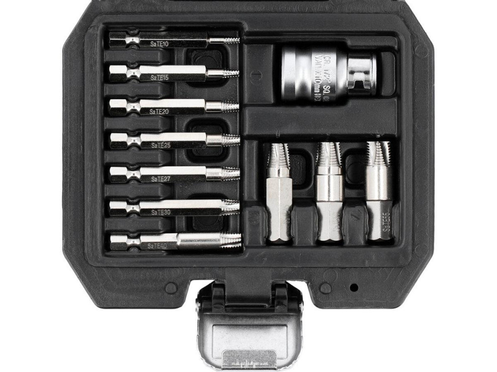 Набір естракорів гвинтів YATO торцеві з TORX спіральні квадрат 1/4