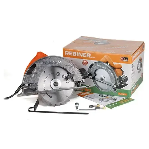 Дискова пила Rebiner RCS-2250 185 мм 2250 Вт 5000 об/хв Литва гарантія 36 міс Львів