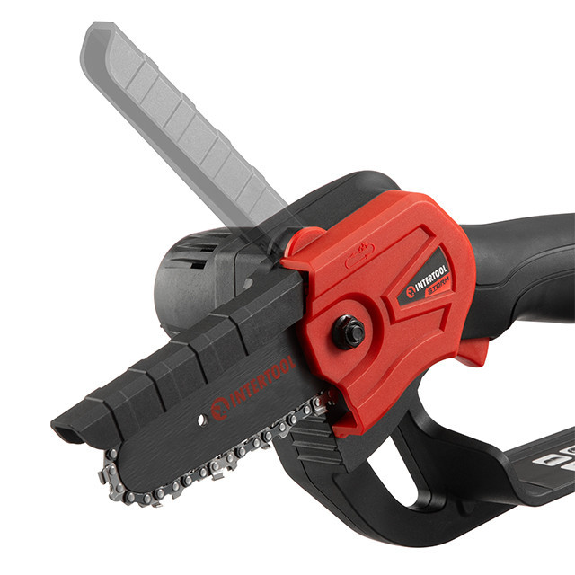 Міні-пилка акумуляторна INTERTOOL WT-9109 20 В, шина 10 см, 4 м/с, Li-ion, 2,0 Ач, ЗП 2А, STORM - пила на акумуляторі Львів - фото 9