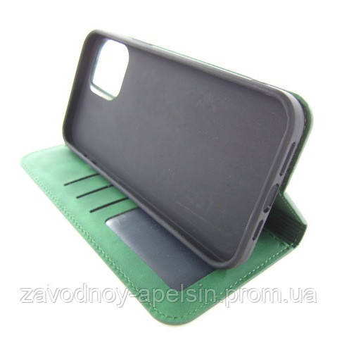 Чехол книжка iPhone 12 Pro Max Premium Case (зеленый) Одеса - фото 3
