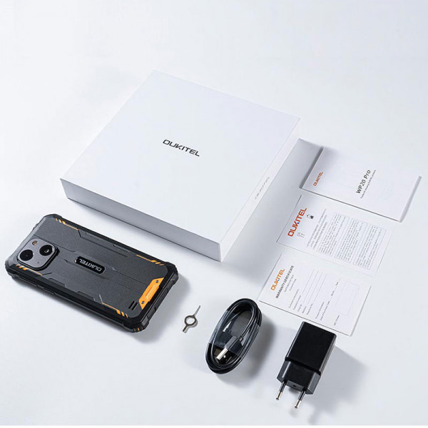 Смартфон Oukitel WP20 Pro 5.93" HD+ /4GB/64GB/ Helio A22 / NFC / 6300mAh / IP69K / 20+5Мп/ Orange Київ - фото 8