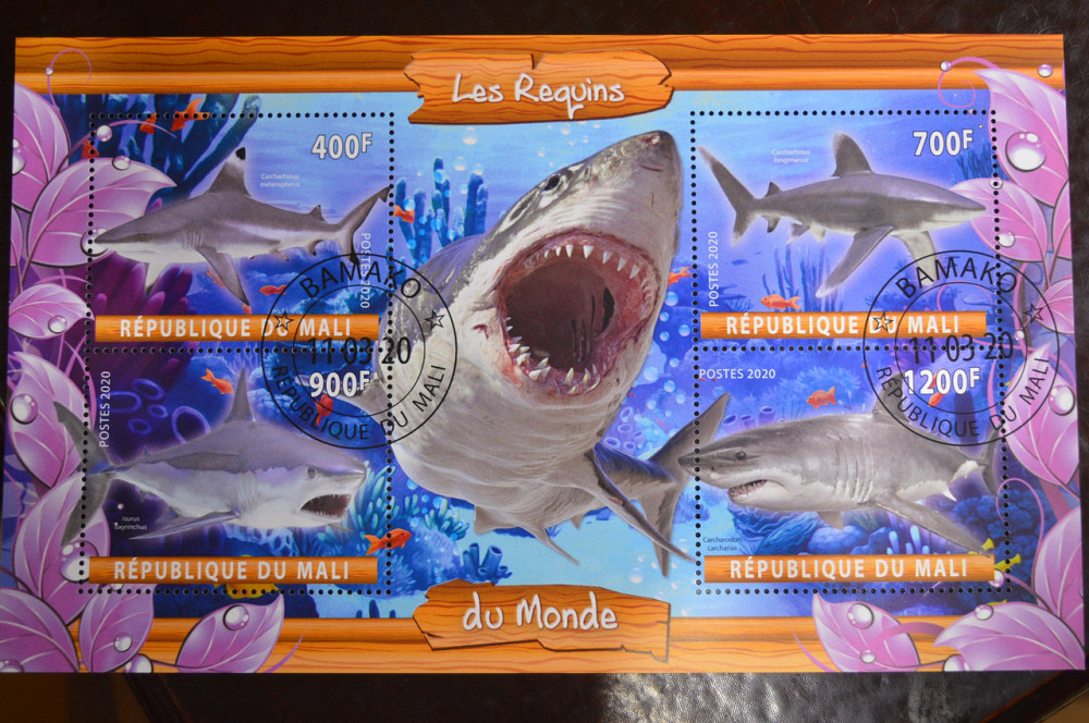 Малі. Марки. Фауна. Блок. 2019 рік (У-2) Полтава - фото 1