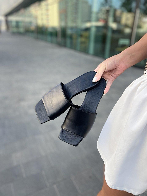 Molly Шльопанці жіночі MOLLY 965 чорні (літо, шкіра натуральна) (5215) Коломия - фото 2