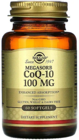 Коензим CoQ-10 Solgar Megasorb CoQ-10 60 гел капс Київ