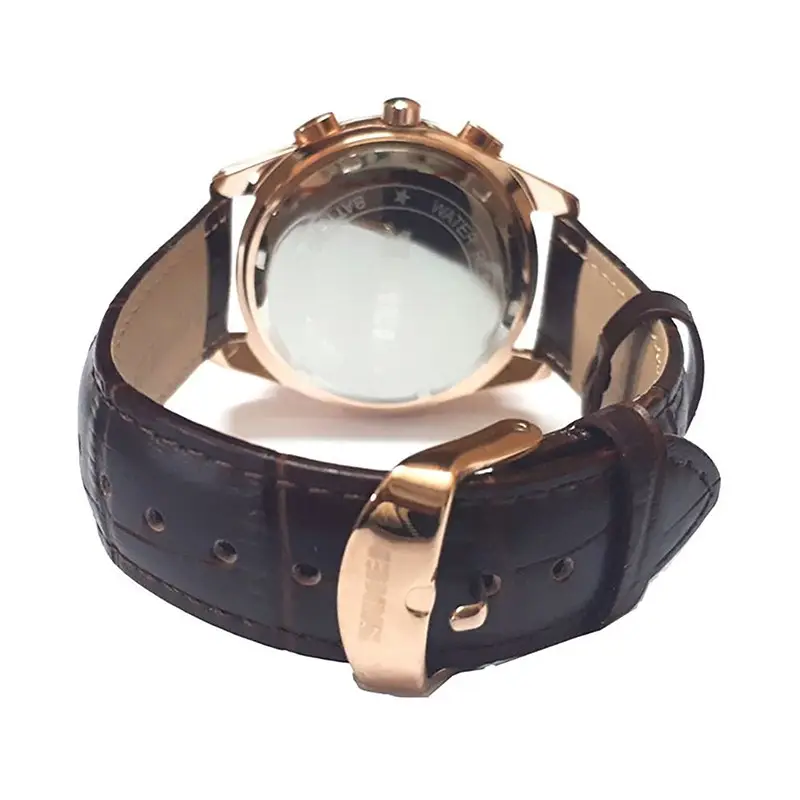 Мужские часы Skmei Prestige 9127 (Черные с синим циферблатом) Винница - изображение 7