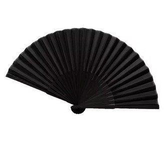 Веер ручной черный Киев - изображение 1