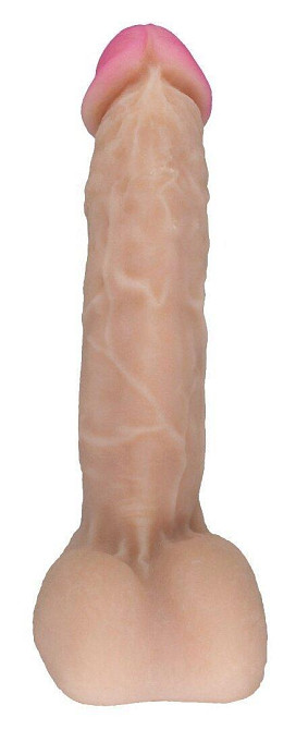 Фалоімітатор EGZO Ciberskin DS003 (23,5 см х 5 см) Sex Aura Київ - фото 3