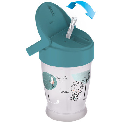 Поїльник-непроливайка Lovi Lovely Boy із силіконовою трубочкою 250 мл (35/354boy) Вінниця - фото 2