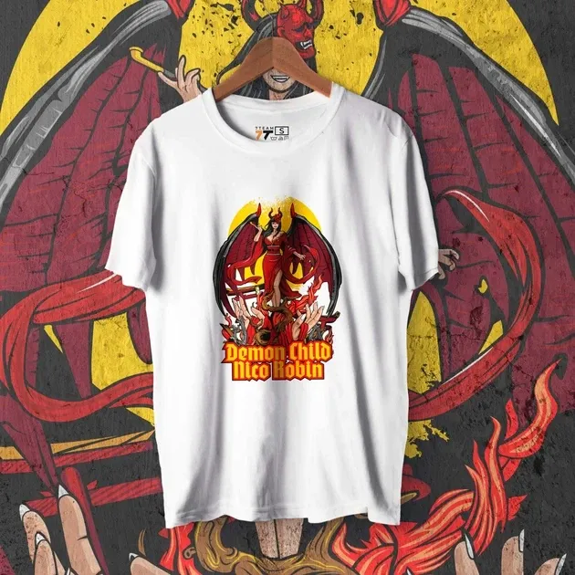 Футболка для підлітка хлопчика з принтом Ван Пис Ніко Робін Розмір 160 Anime10177 Дніпро - фото 1