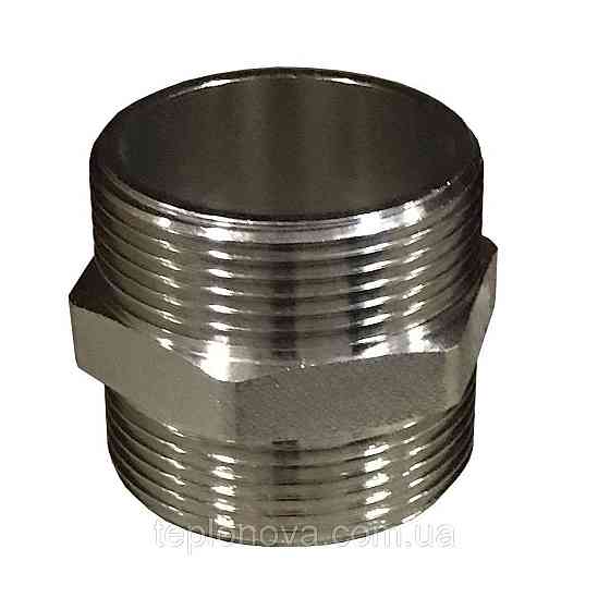 Ніпель SOLOMON 1 1/2" НН нікель 8205 Чернівці