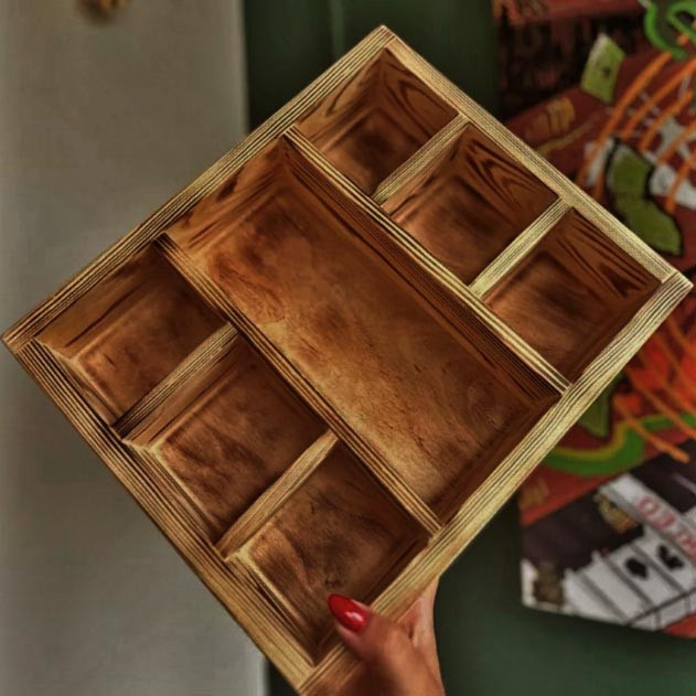 Менажница деревянная 