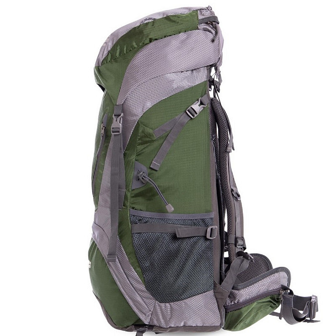 Рюкзак туристичний каркасний COLOR LIFE 172 60л нижній вхід оливковий Київ - фото 4