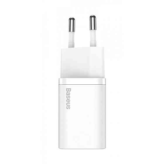 Сетевое зарядное устройство Baseus Super Silicone PD Charger 25W Cable Type-C to Type-C 3A (1m) белый Львов