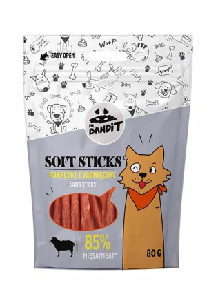 Ласощі для собак Містер Бандіт Mr.Bandit м'які палички з ягням для собак, 80 г Вінниця