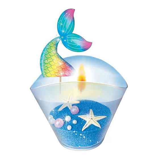 Гелева свічка в стаканчику "Скарби моря" 10100524 своїми руками Вінниця