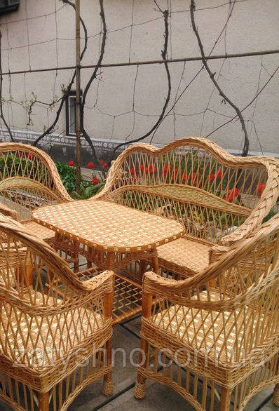 Комплект плетеной мебель из лозы на 6 персон Киев - изображение 6