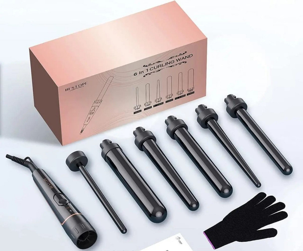 Набір щипців для завивки плойка BESTOPE PRO 6 в 1 Луцк - изображение 1