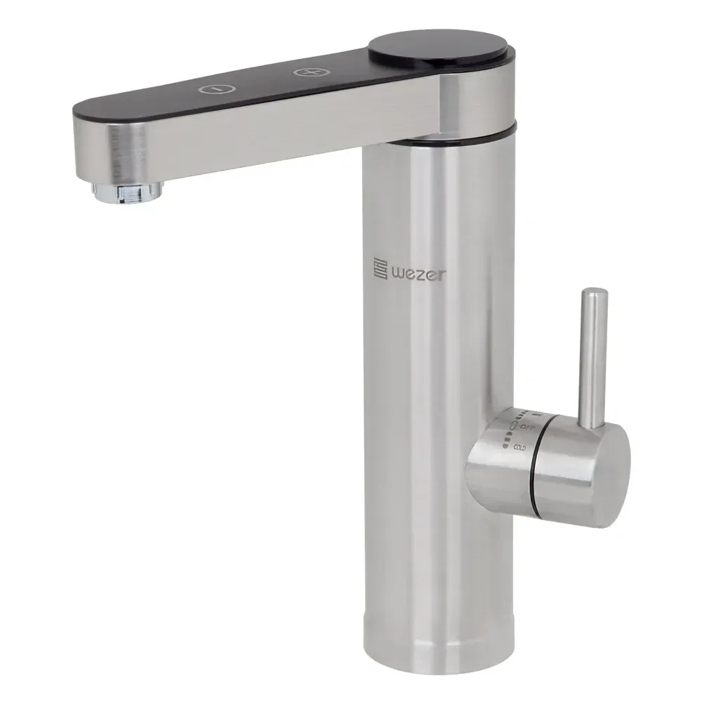 Проточный водонагреватель WEZER поворотный излив, датчик темп., 3,3 кВт Киев - изображение 2