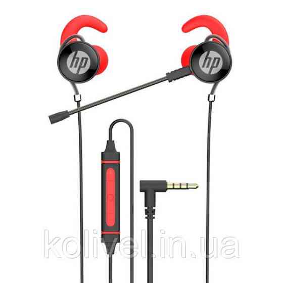 Навушники з мікрофоном HP DHE-7004 (ігрова мобільна гарнітура) Red (DHE-7004RD) Київ