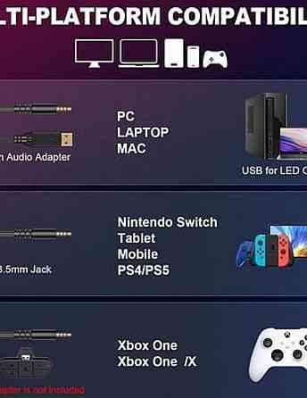 Профессиональная геймерская гарнитура нового поколения. Харьков