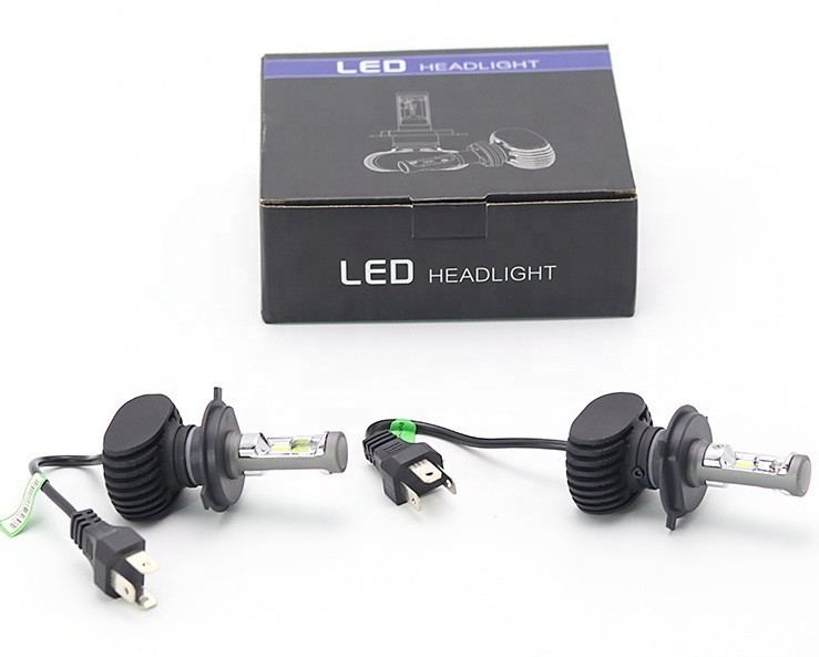 S1 Лампа світлодіодна цоколь H4 (к-кт 2 шт) 12/24V, 50W, 4000Lm авиац. алюмін. профілю. Мукачево - фото 5