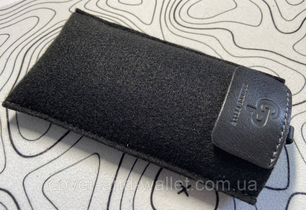 Черная глянцевая кожаная ключница ручной роботы Grande Pelle Киев - изображение 7