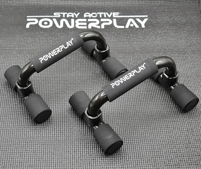 Упори для віджимань PowerPlay 4316 Push Up Bars пластикові (Скошені) Каменское - изображение 9