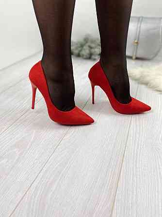 Comer Туфлі жіночі COMER AH-3 червоні (весна-осінь, еко-замша) (2868) 35 Коломия